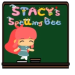 stacy's spelling bee: english for kids! android application logo